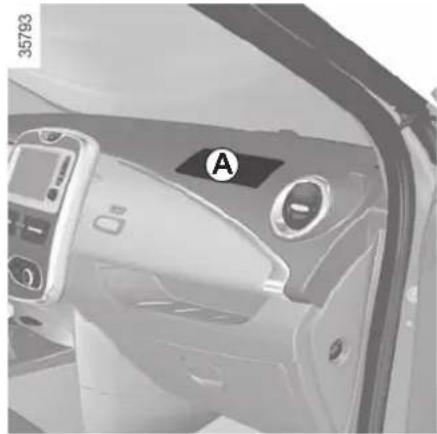 RENAULT Zoe (2020) - Driver and passenger front airbags - 1