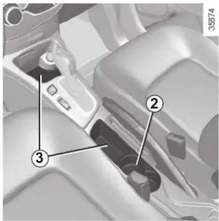 Technical diagram of a car gear shift lever with numbered components and part number 35874