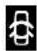RENAULT Trafic (2020) - Front seat belt reminder warning light - 1