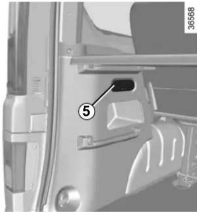 RENAULT Trafic (2020) - INTERIOR LIGHTING: changing bulbs (2/2) - 2