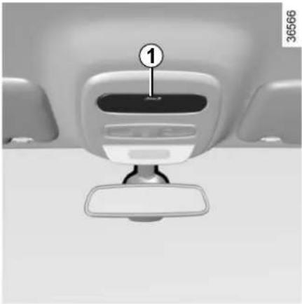 RENAULT Trafic (2020) - INTERIOR LIGHTING: changing bulbs (1/2) - 1