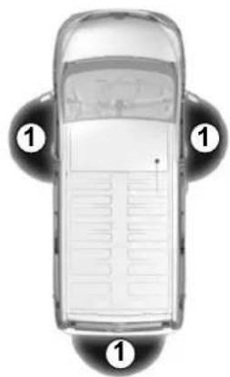 RENAULT Trafic (2020) - Locking using the RENAULT card - 1