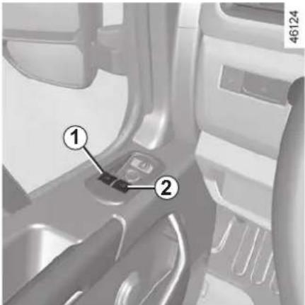 Technical diagram of a car seatbelt with numbered labels pointing to key components
