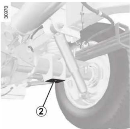 RENAULT Master (2020) - CHANGING A WHEEL: hydraulic jack (2/3) - 1