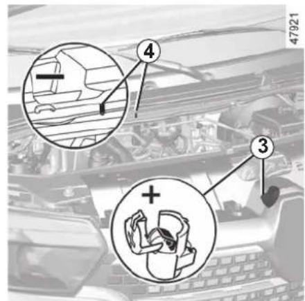 Diagram showing mechanical assembly steps with numbered annotations and magnified views of components