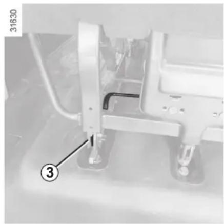 RENAULT Master (2020) - Refitting the rear bench seat - 1