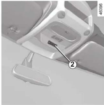 RENAULT Master (2020) - Front passengerairbag deactivation (on equipped vehicles) - 1