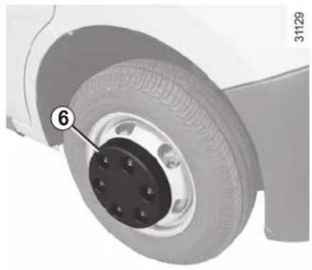 RENAULT Master (2020) - Wheel trim 5 (exposed wheel bolts) - 1