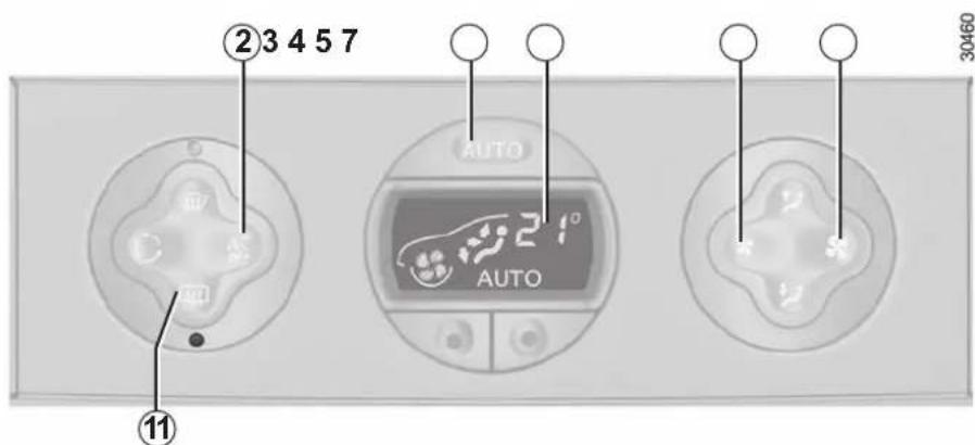 ②3 4 5 7 AUTO AUTO ⑪ 30460