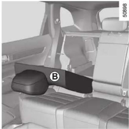 RENAULT Koleos (2020) - To manually fold down the seatbacks - 2