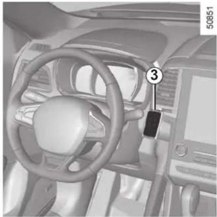 RENAULT Koleos (2020) - STARTING, STOPPING THE ENGINE: vehicle with RENAULT CARD (2/5) - 2
