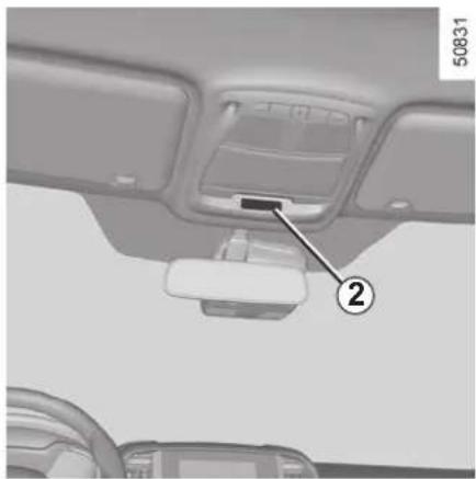 RENAULT Koleos (2020) - Activating the front passenger air bags - 1