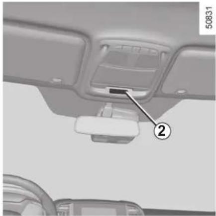 RENAULT Koleos (2020) - Deactivating the front passenger airbags (on equipped vehicles) - 1