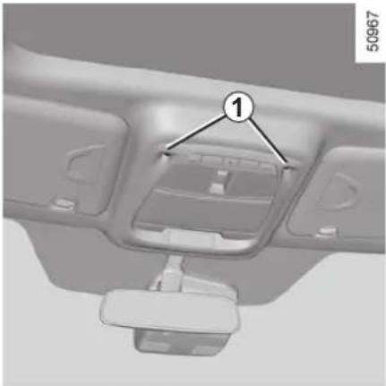 RENAULT Koleos (2020) - INTERIOR LIGHTING: changing bulbs (1/2) - 1