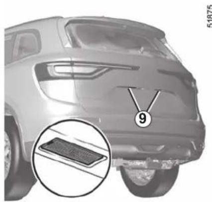 RENAULT Koleos (2020) - Rear fog lights 8 - 1