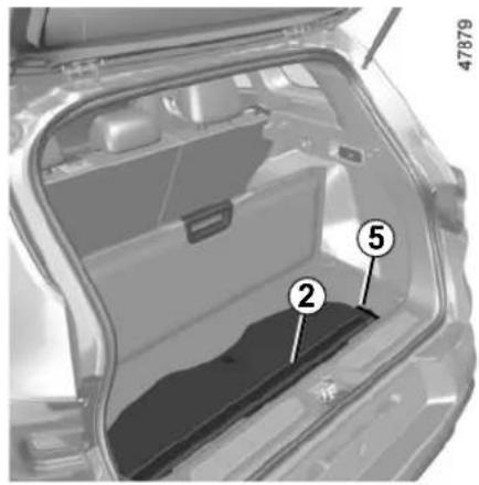 RENAULT Kadjar (2020) - Luggage compartment cover storage - 1