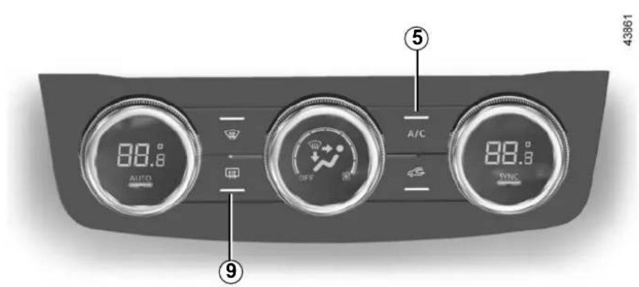 88.8 AUTO A/C 88.8 SYNC ⑤ 43961 ⑨