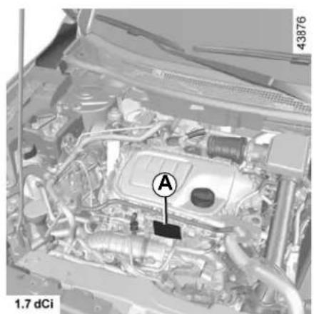 RENAULT Kadjar (2020) - Vehicle identification plate A - 7