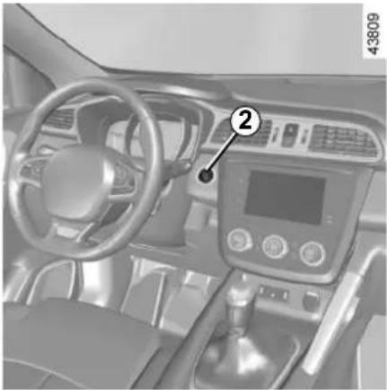 RENAULT Kadjar (2020) - STARTING, STOPPING THE ENGINE: vehicle with card (3/3) - 1