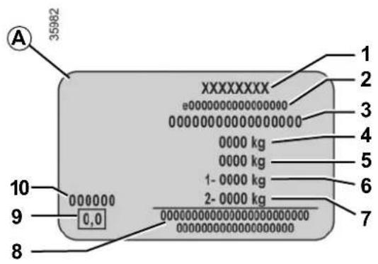 A 35982 XXXXXXX e0000000000000000 00000000000000000 0000 kg 0000 kg 1- 0000 kg 2- 0000 kg 1 2 3 4 5 6 7 10 9 0,0 00000000000000000000000 8 8