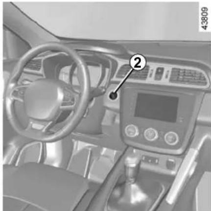 RENAULT Kadjar (2020) - STARTING, STOPPING THE ENGINE: vehicle with card (1/3) - 2