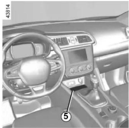 RENAULT Kadjar (2020) - Sun visor storage 3 - 1