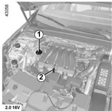 43058 ① ② 2.0 16V