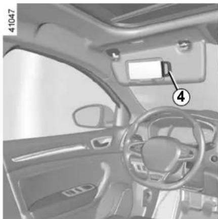 RENAULT Megane (2020) - Vanity mirror - 1