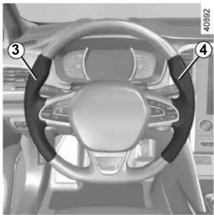 RENAULT Megane (2020) - Adjusting the steering wheel height and depth - 2