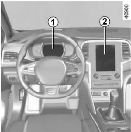 RENAULT Megane (2020) - CLOCK AND EXTERIOR TEMPERATURE - 1