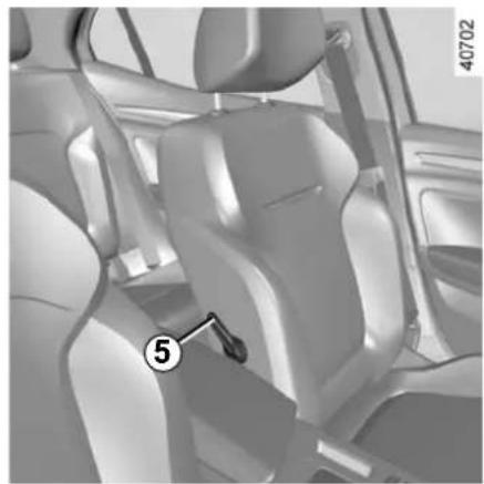 RENAULT Megane (2020) - To adjust the seat's lumbar position - 1