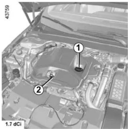 43759 ① ② 1.7 dCi