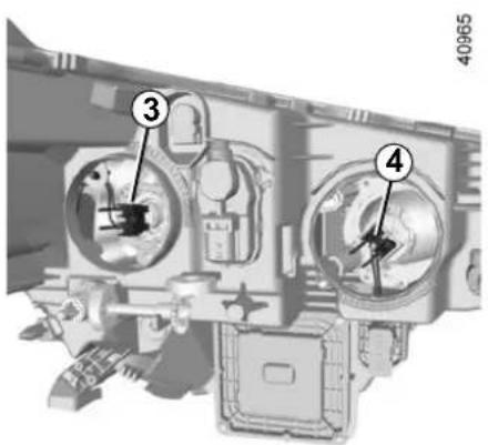 Technical diagram of a mechanical assembly with numbered components, likely a valve or pump mechanism.