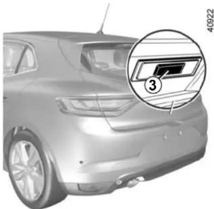 RENAULT Megane (2020) - Using the card in "hands-free" mode - 1