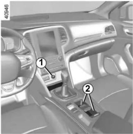 RENAULT Megane (2020) - ASHTRAY, CIGARETTE LIGHTER, ACCESSORIES SOCKET (1/2) - 1