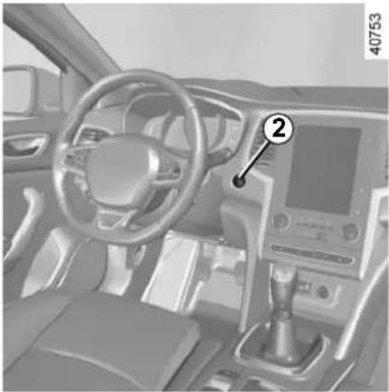 RENAULT Megane (2020) - STARTING, STOPPING THE ENGINE: vehicle with RENAULT card (3/3) - 1