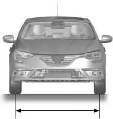 RENAULT Megane (2020) - DIMENSIONS (in metres) (1/3) - 2