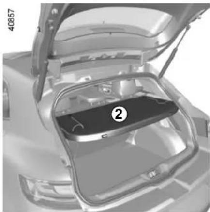 RENAULT Megane (2020) - REAR PARCEL SHELF - 2