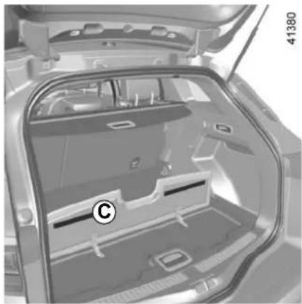 RENAULT Megane (2020) - BOOT STORAGE SPACE AND FITTINGS (3/5) - 1