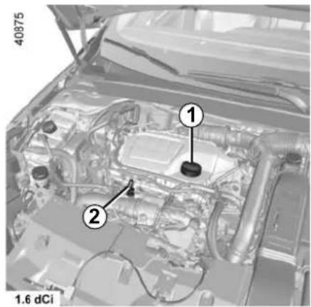 40875 ① ② 1.6 dCi