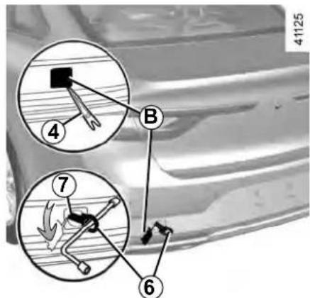 41125 ④ B ⑦ ⑥