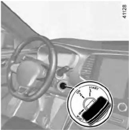 RENAULT Talisman (2019) - STARTING, STOPPING THE ENGINE: vehicle with key - 1