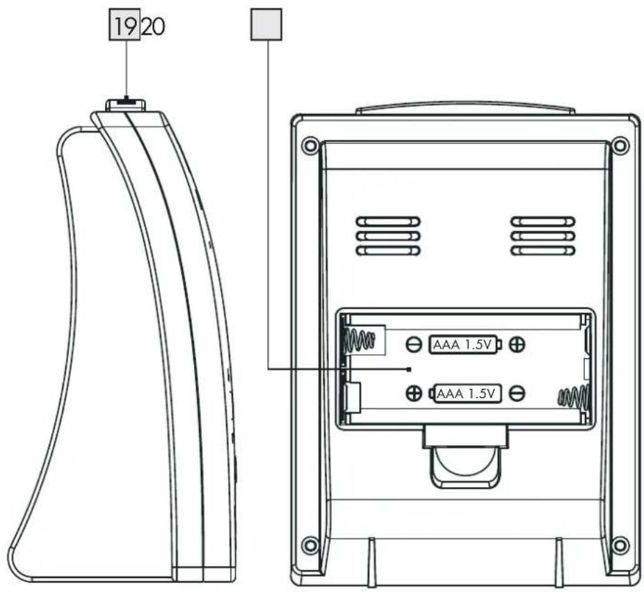 AURIOL IAN 282693 - LCD-FUNKWECKER - 7