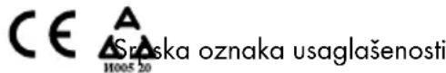 CE Sraska oznaka usaglašenosti H005 20