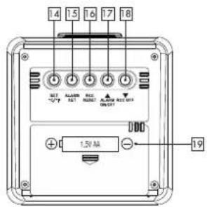 14 15 16 17 18 1.5V AA 19