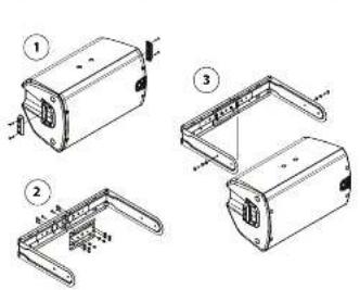 Turbosound iQ10 - Wall and Ceiling Brackets - 1