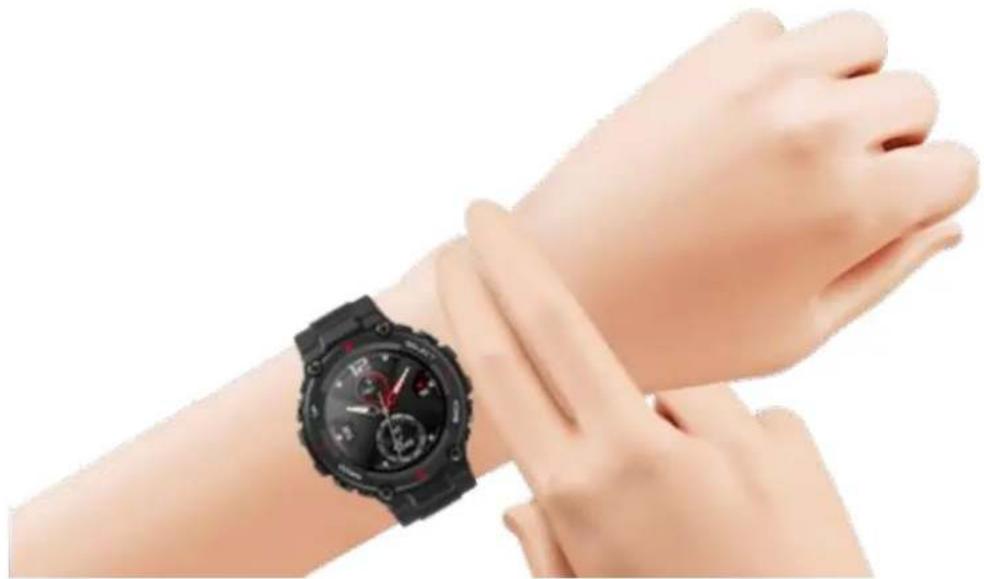 AMAZFIT T-Rex - Watch Wearing and Charging - 1