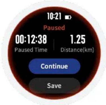 AMAZFIT T-Rex - Pause the workout - 1