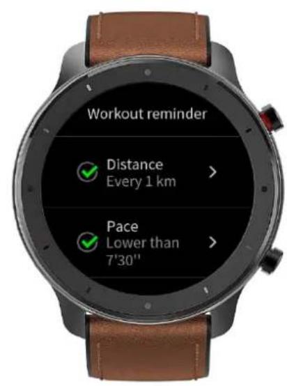 AMAZFIT GTR - Workout Settings - 3