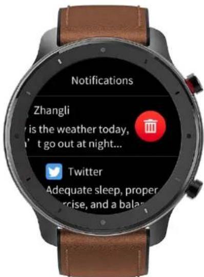 AMAZFIT GTR - Delete notifications - 1